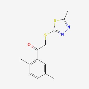 Dimethylphenyl Methyl Thiadiazol Yl Thio Ethanone