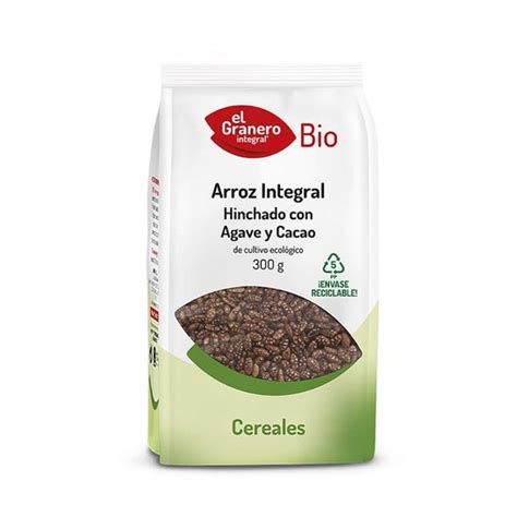 El Granero Integral Arroz Integral Hinchado Agave Y Cacao Bio G