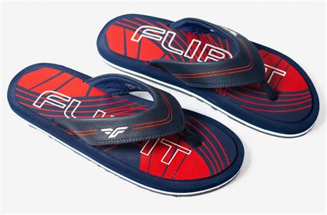 Daily Wear Flip It Croma Line Slip On Men Slippers Design Pattern