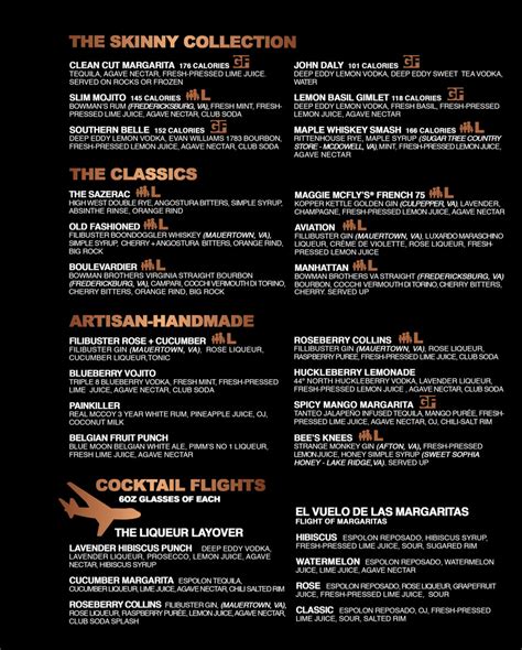 Cocktail + Martini Menu | Maggie McFly's Local Craft Eatery & Bar