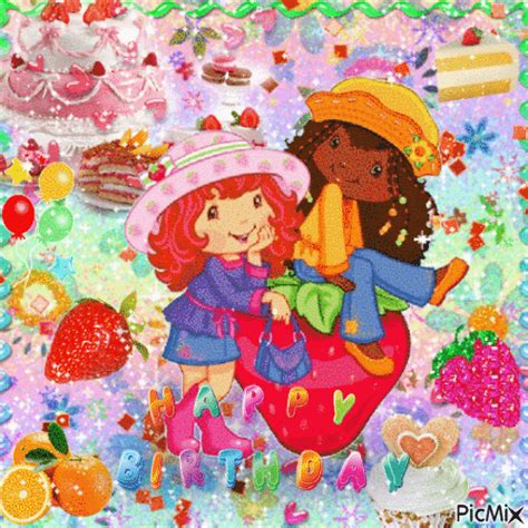 Strawberry Shortcake And Orange Blossom 🎉 Strawberry Shortcake Cartoon Strawberry Shortcake