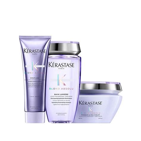 Kérastase Blond Absolu Pack Bain Lumière 250ml Masque Ultra Violet