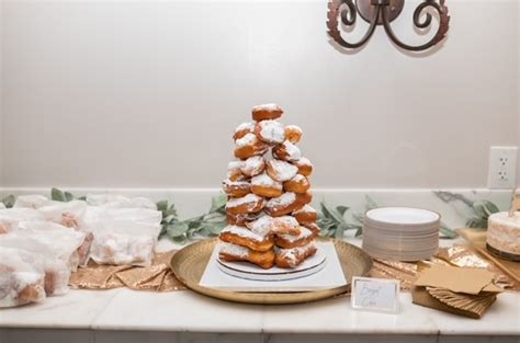 Sweet Memories The Beignet Tower Extravaganza At Weddings Kds Nola