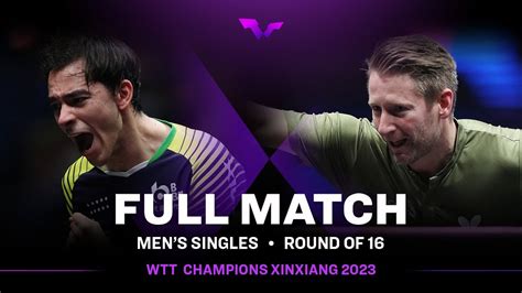 FULL MATCH Ruwen FILUS Vs Hugo CALDERANO MS R16 WTTXinxiang 2023