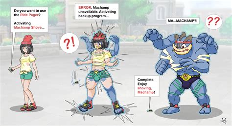 Ride Pager Machamp Machamp Tf Tg Sequence By Sera Fuku On Deviantart