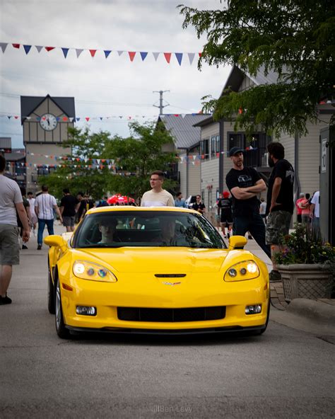 Yellow C Corvette Z At Iron Gate Motor Condos Benlevy