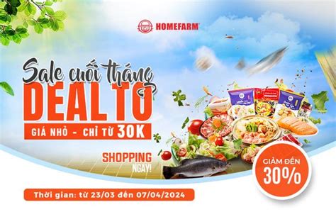 HCM Siêu sale cuối tháng Deal to giá nhỏ bùng nổ ưu đãi đến 30