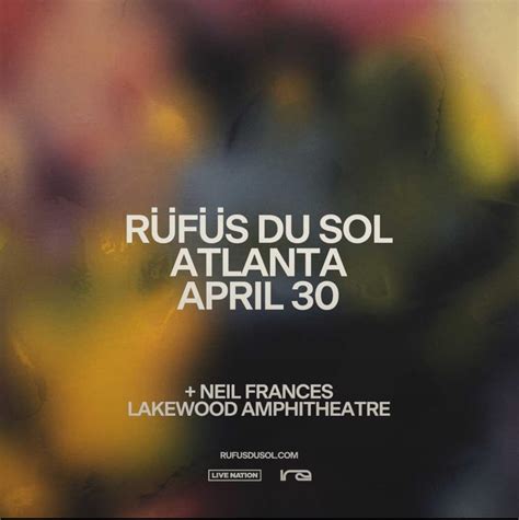 RÜFÜS DU SOL at Lakewood Amphitheatre Wednesday Apr 30 2025 Atlanta EDM