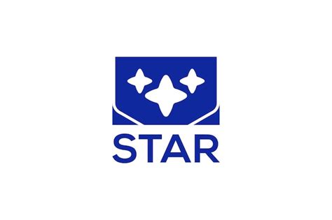 Modelo De Vetor De Design De Logotipo Estrela Vetor Premium