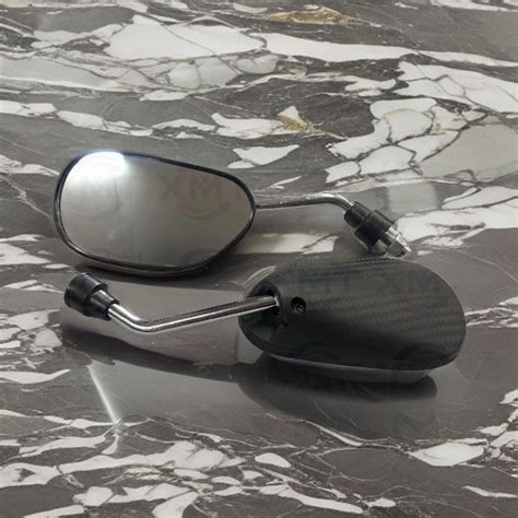 YAMAHA MIO GRAVIS Universal Motorcycle Side Mirror Black Carbon Medium