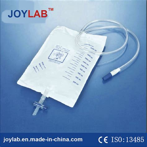 Luxury Urinary Drainage Bag Urine Bag Jm China Pvc Urine Bag And