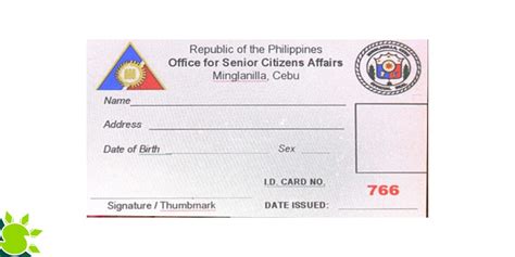 Senior Citizen ID Card Philippines