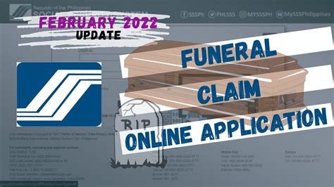 How To Apply Funeral Claim Application On Sss Website Online Feb