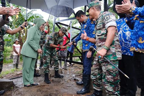 Divisi Kostrad Bantu Ketersediaan Air Bersih Warga Desa Nirannuang