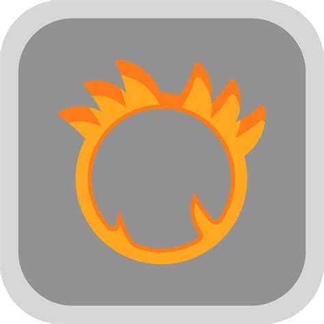 Ring Of Fire Vector Icon Design 21119336 Vector Art At Vecteezy