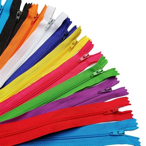 Kgs Nylon Zipper For Sewing Crafts Assorted 10 Unique Colored Zippers 3