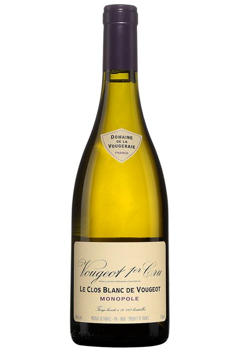 Domaine De La Vougeraie Premier Cru Le Clos Blanc De Vougeot Monopole 2019 Product Page Saq