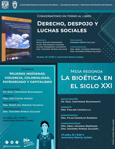 Facultad De Derecho On Twitter 📣🗨️acude A Las Diferentes Conferencias De Filosofía Del Derecho