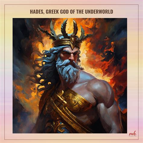 Hades, Greek god of the Underworld. by Marina Klimi on Dribbble