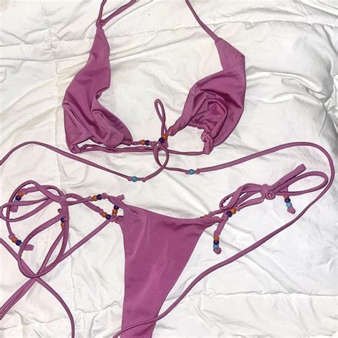 Neena Swim Bikini Set Only Worn Once Top Size L Depop