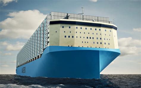 Maersk presenta nuevo diseño de buque portacontenedores Camae