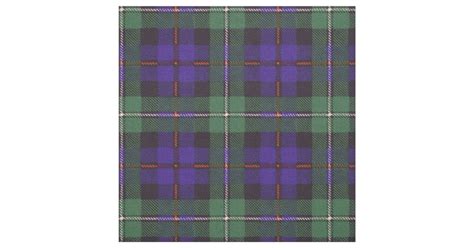 Mackenzie Clan Plaid Scottish Tartan Fabric Zazzle