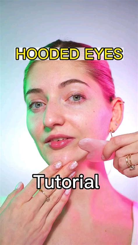 tricks for hooded eyes | Face yoga facial exercises, Face exercises ...