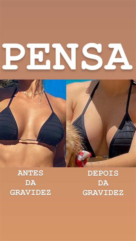 Foto Virginia Fonseca Compara Seios Antes E Depois Da Gravidez E Se