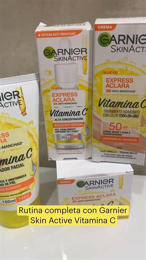 Rutina Completa Con Garnier Skin Active Vitamina C Tips De Belleza