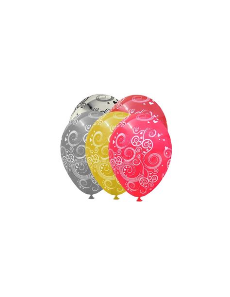 Comprar Globos Espiral Latex Redondos Cm Metalizado Surtido