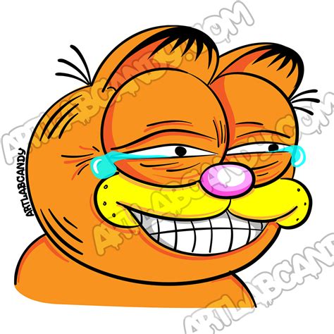 Garf Grin Stickers – Art Lab Candy