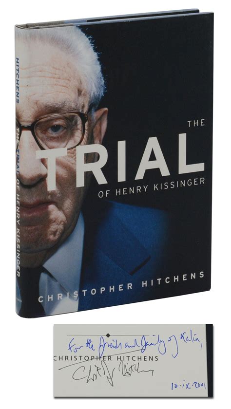 The Trial of Henry Kissinger | Christopher Hitchens | First edition