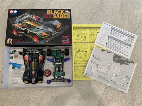 TAMIYA Mini 4WD Fully Cowled Series Black Saber Racing Car Hobbies