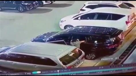 Terekam Kamera CCTV Aksi Pencurian Modus Pecah Kaca Mobil Di PIK Viral