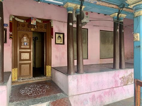 Old House In Tamil Quarter In Pondy Houses In The Tamil Qu Flickr