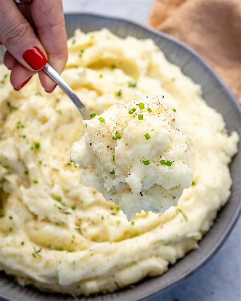 Creamy Healthy Mashed Potatoes Recipe Healthy Fitness Meals