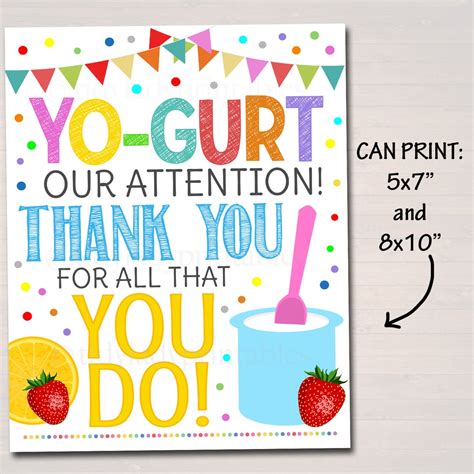 Teacher Appreciation Week Printable Brunch Breakfast Signs Tidylady Printables