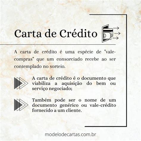 Carta De Cr Dito O Que Confira Modelos Prontos Modelos De Carta