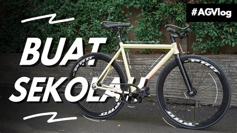 Rakit Sepeda Fixie Paket Hemat Horizon Cycle Buat Sekolah YouTube