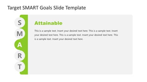 Target Smart Goals Powerpoint Template Slidemodel