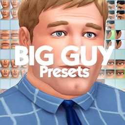 Big Guy Presets For Male Sims The Sims 4 Create A Sim CurseForge