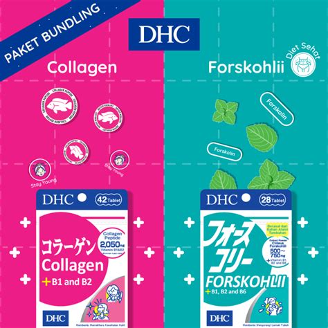 Paket Bundling DHC Collagen B1 And B2 Dan Forskohlii B1 B2 B6