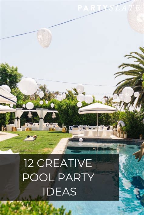 12 Ways To Make A Splash This Summer Night Pool Party Backyard Pool Parties Pool Birthday Party