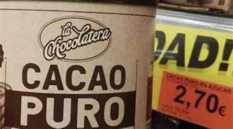 Cacao 100 puro sin azúcar de Mercadona Ohh Salud Guía de