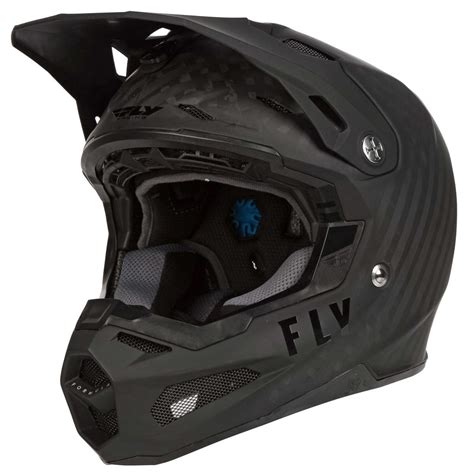 Fly Racing Mx Helmet Formula Carbon Solid Matte Black Maciag Offroad