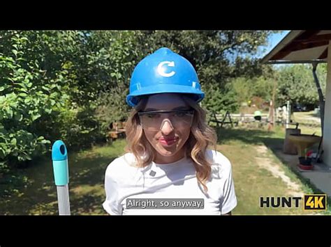 HUNT K Sexy Handywoman Fanta Sie Was Seduced By A Rich Hunter Hot Sex With Fanta Sie George