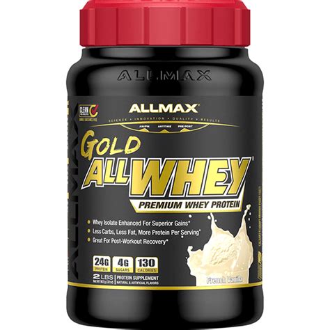 Allmax Nutrition Allwhey Gold Protein Vanilla Lb