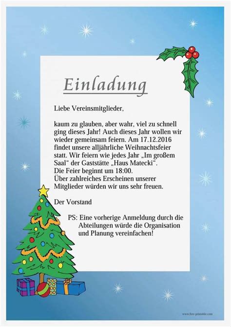 Terminbestätigung Vorlage Einzigartig Einladung Weihnachtsfeier Vorlage