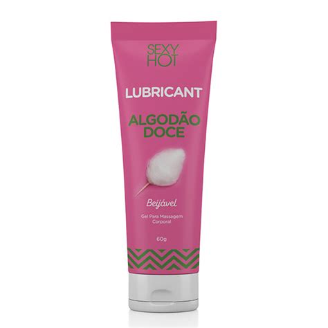 Lubricant Algodão Doce Beijável 60g ApoloEX Sex Shop Bem estar