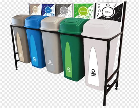 Rubbish Bins Waste Paper Baskets Recycling Bucks Containers Plastic